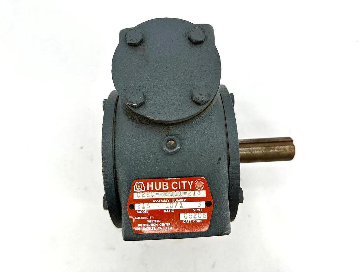 New Hub City 0220-22011-214 Gear Reducer Model 214 Ratio 10/1 Style B - No Box
