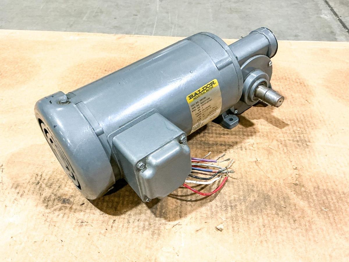 New Baldor GM3306 Gear Motor .4HP 43.5RPM 40:1 460V Spec 33E282-0673K3 - No Box