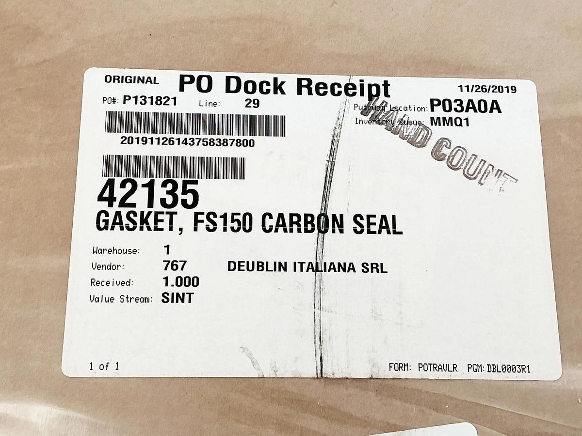 New Lot of 3 Deublin 42135 Teflon Gasket