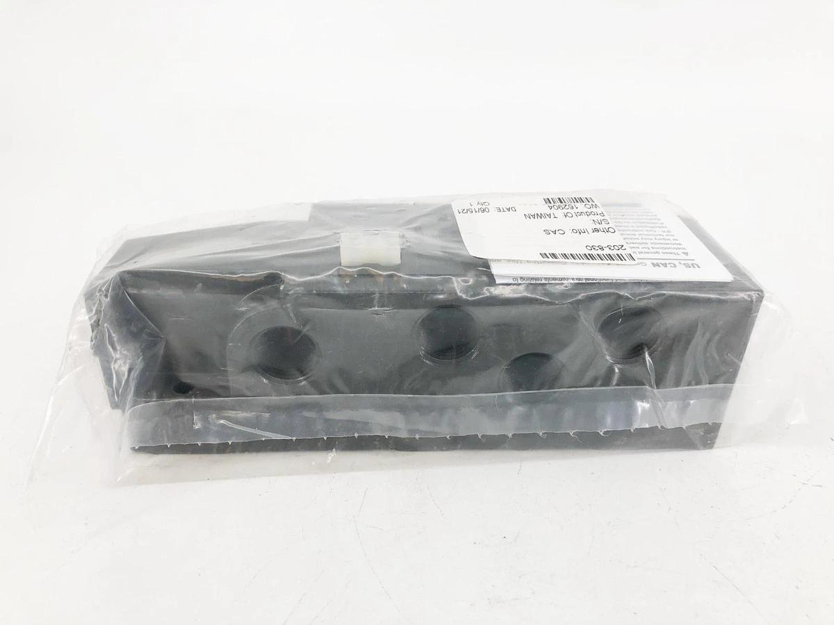 New Numatics 203-830 Pneumatic Manifold 1/2" NPT ISO Size 2 - No Box