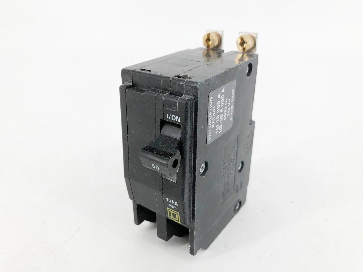New Square D QOB250H Circuit Breaker 50A 240V 50/60Hz 2 Pole