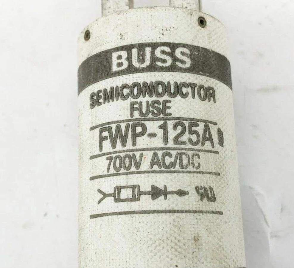 New Bussmann FWP-125A Semiconductor Fuse 125A 700VAC/DC - No Box