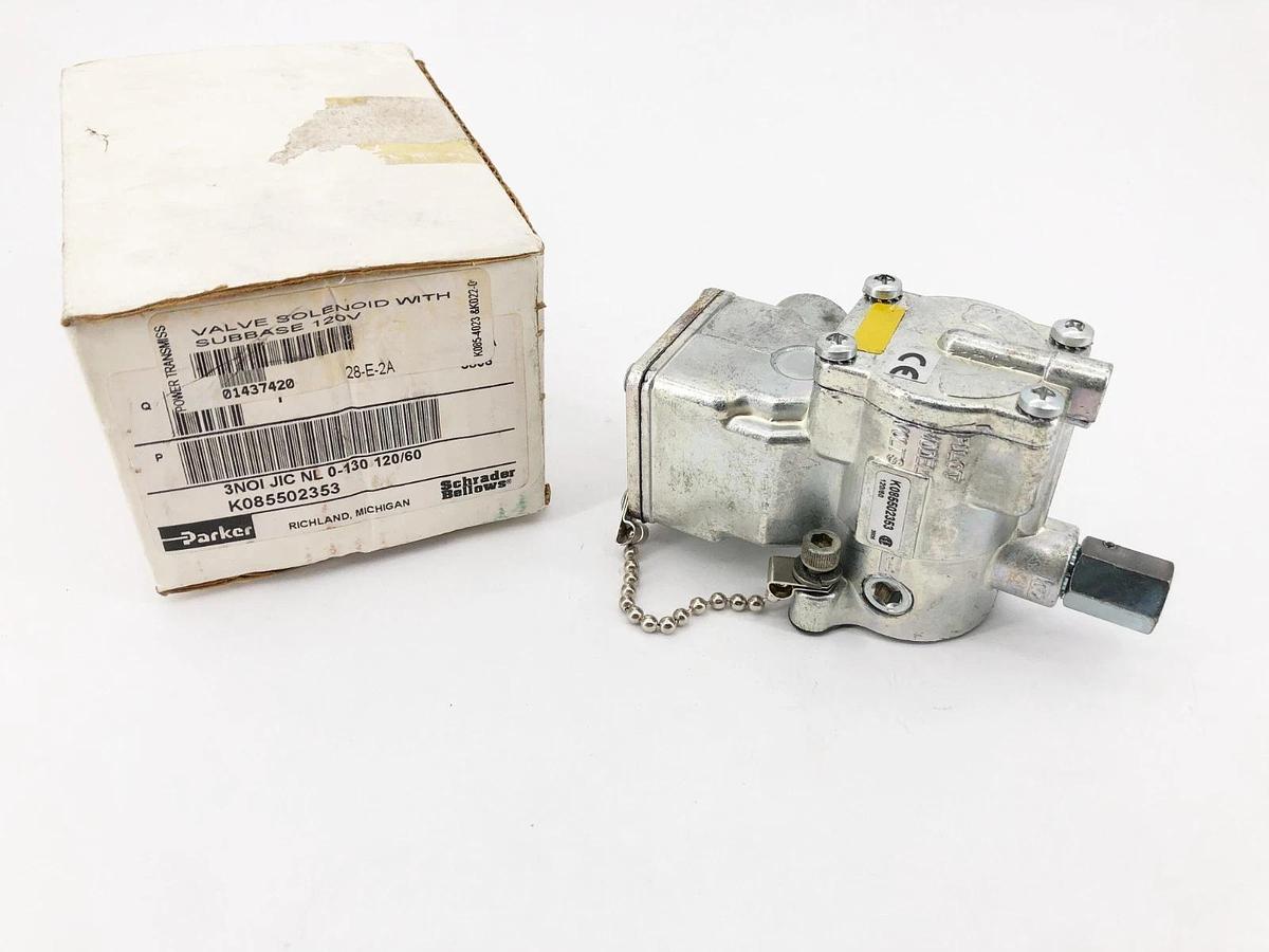 Used Parker K085502353 Solenoid Valve 3NOI JIC NL 0-130 120/60