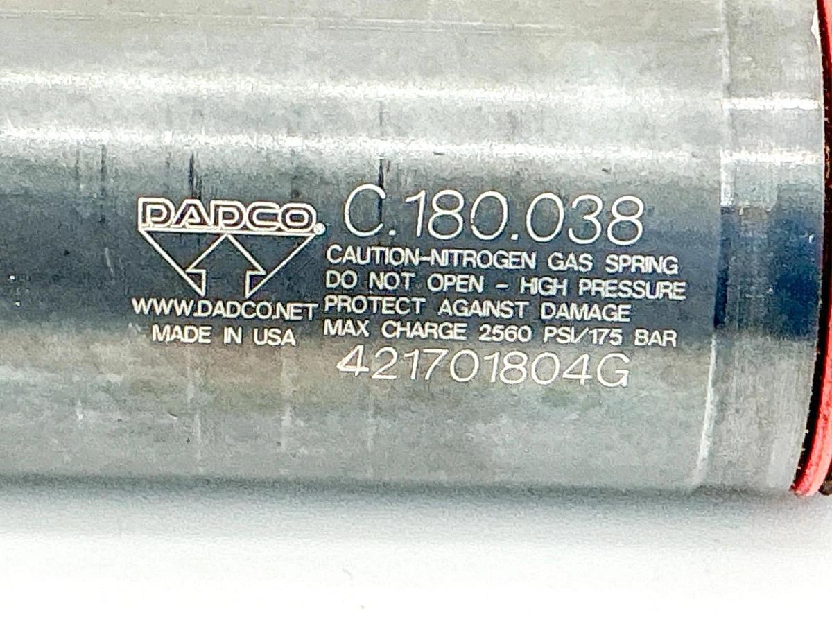 New DADCO C.180.038 Nitrogen Gas Spring 38MM Stroke 2560PSI 175Bar - No Box