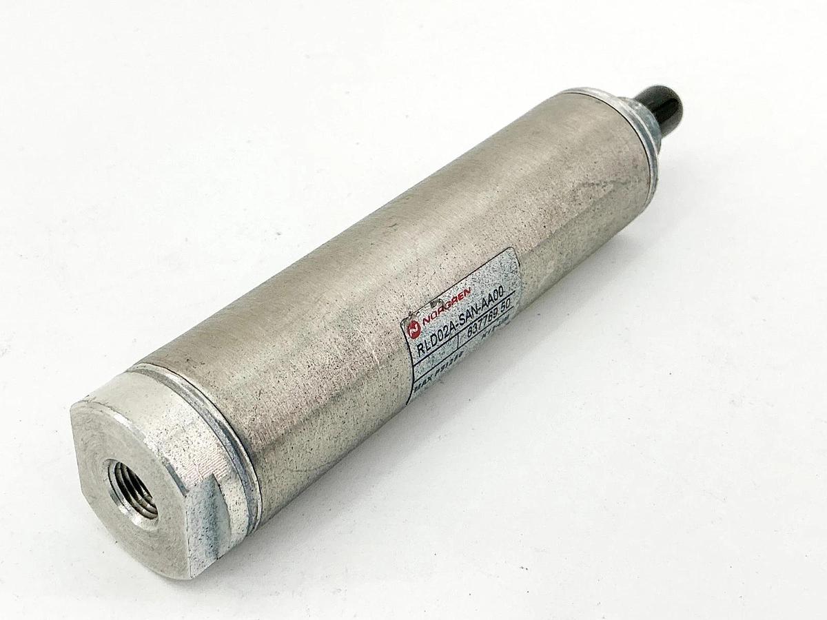 New Norgren RLD02A-SAN-AA00 Pneumatic Cylinder 250PSI - No Box