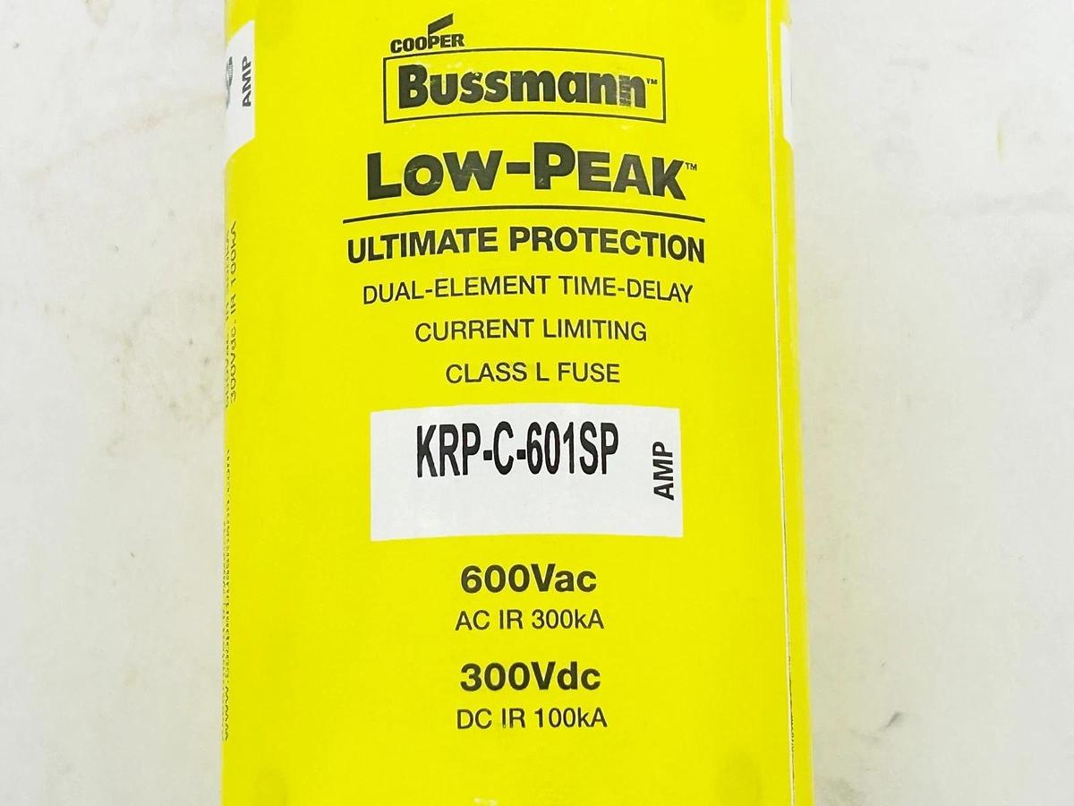 New Bussmann KRP-C-601SP Low-Peak Time Delay Fuse 600V Class L