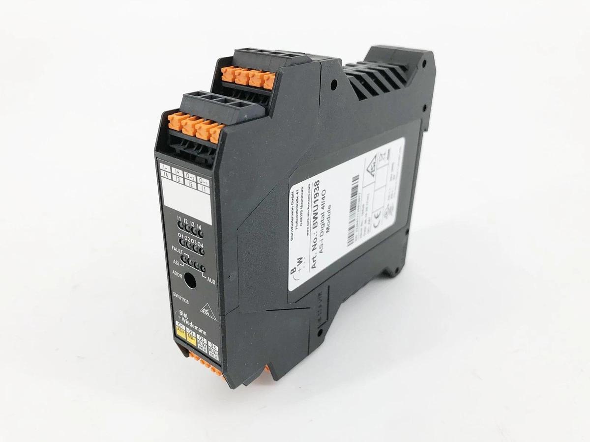 New Bihl+Weidemann BWU1938 ASi Digital 4I/4O Module IP20 22.5mm 18430