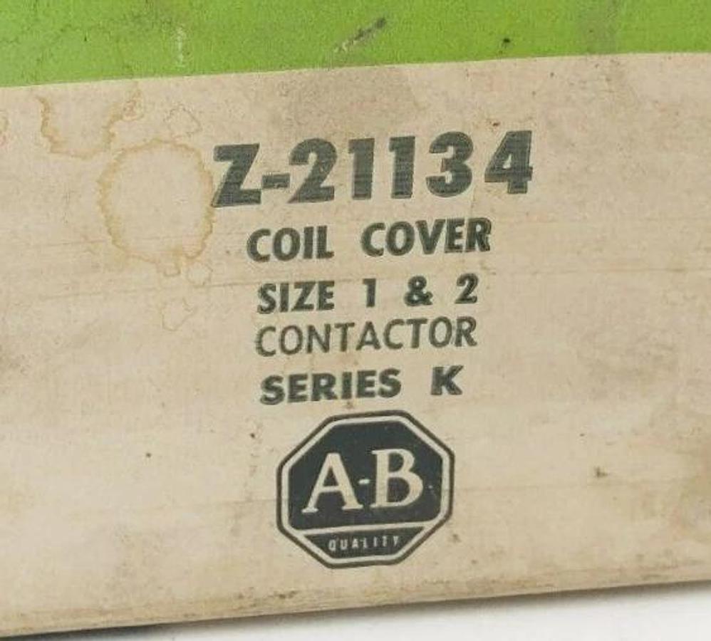 New Allen Bradley Z-21134 Contactor Coil Cover Size 1 & 2 Series K