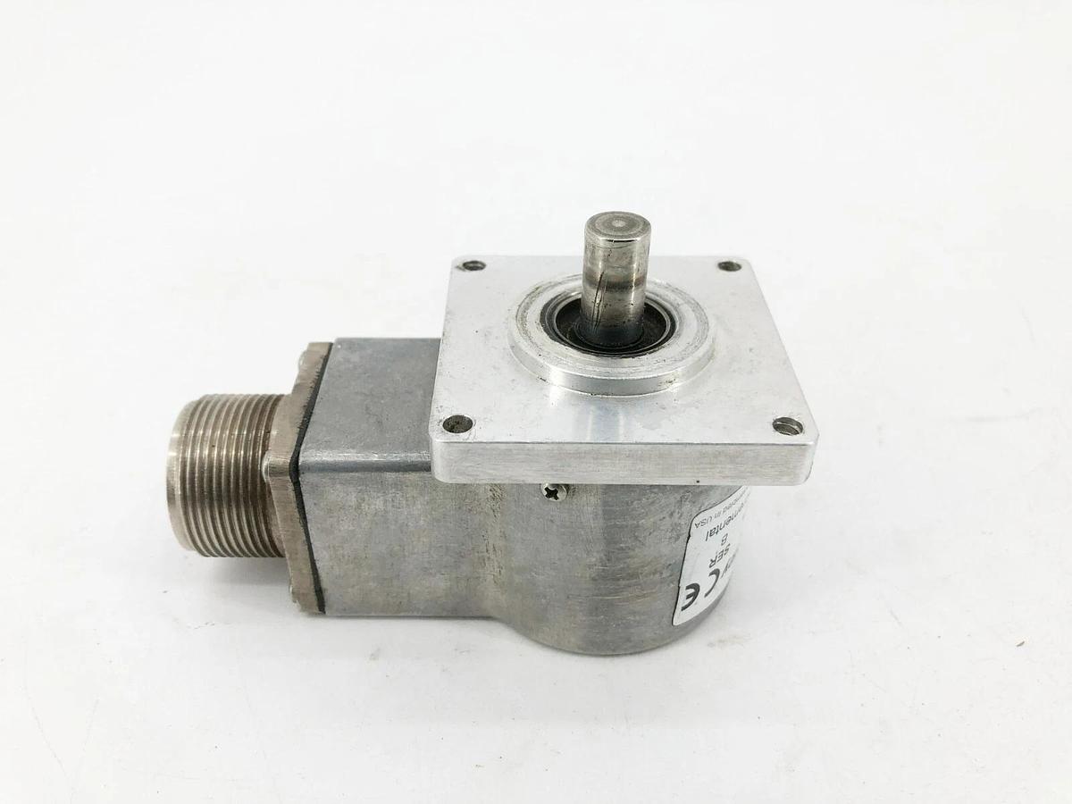 Used Allen Bradley 845T-DZ12ECM-C Ser. B Encoder 3/8" Dia. 5VDC In 5VDC DLD Out