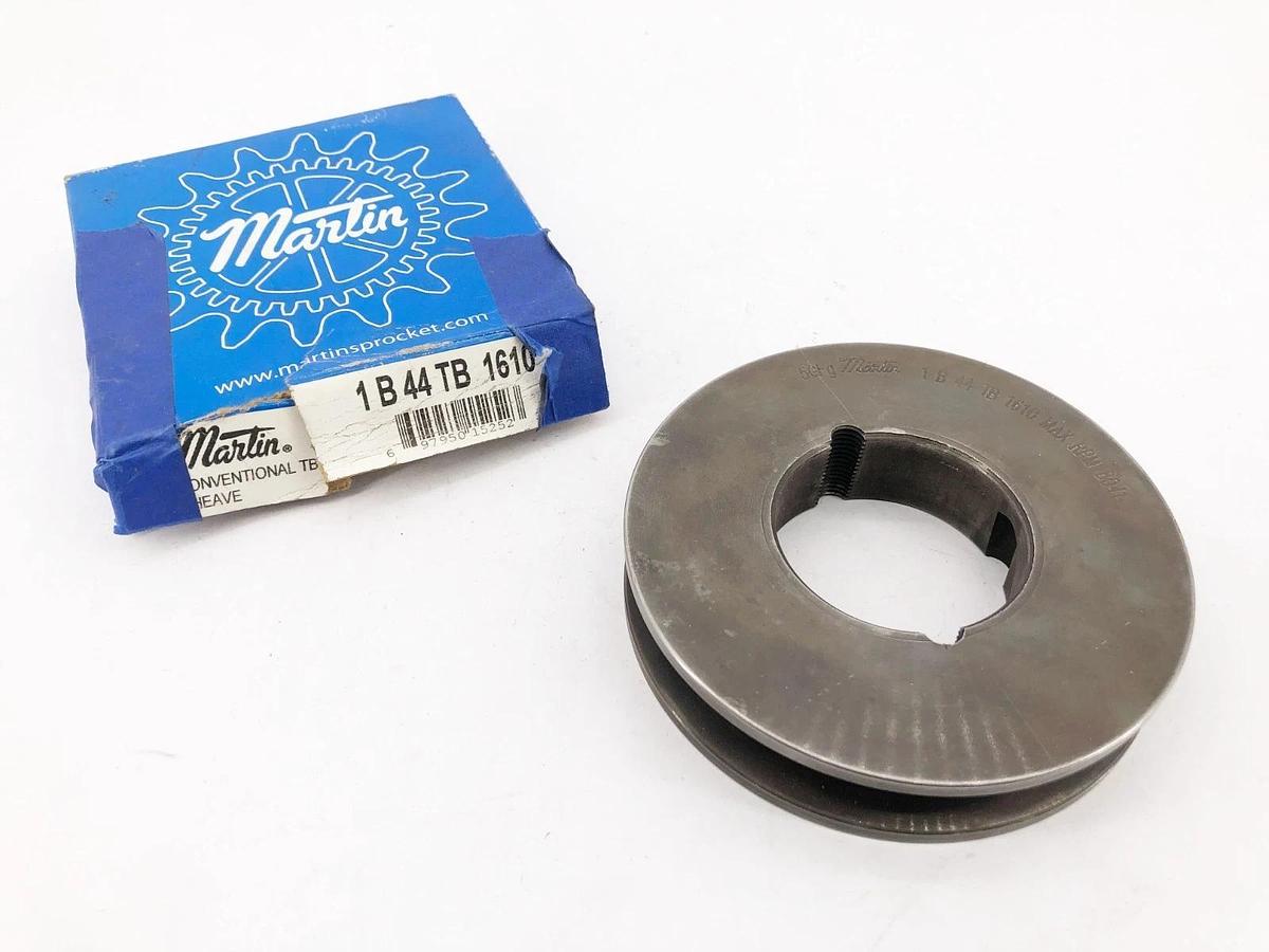 New Martin 1 B 44 TB 1610 V-Belt Pulley 1-Groove 4.75" OD