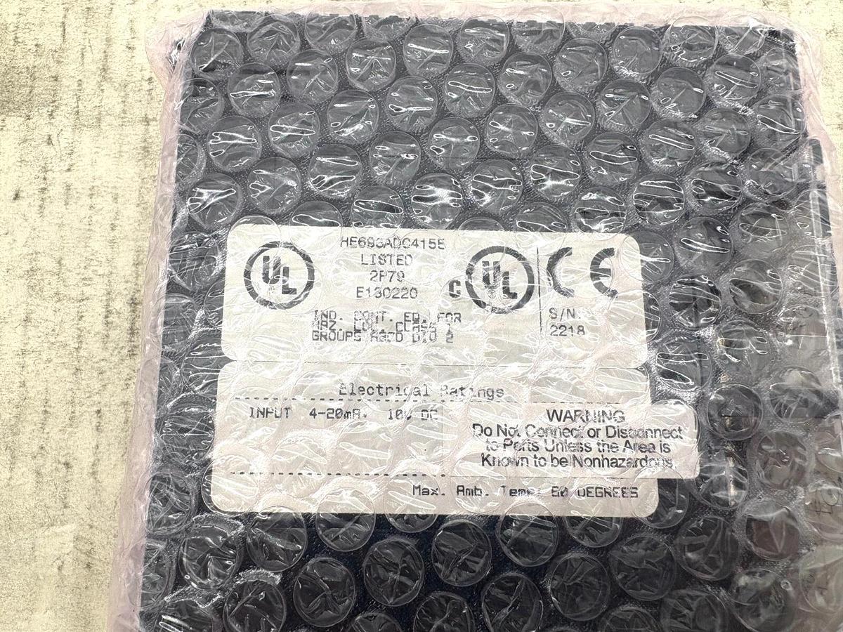 New Horner Electric HE693ADC415E Isolated Analog Current Input Module