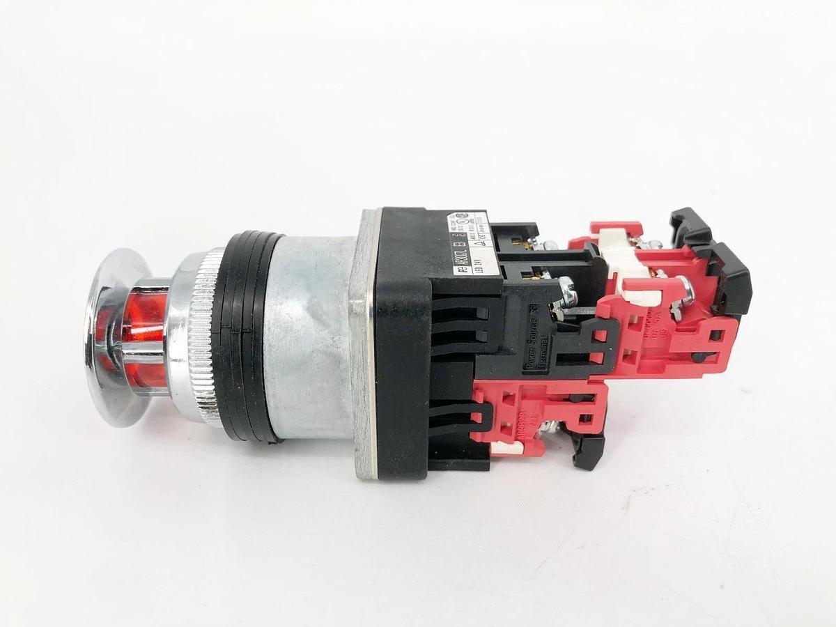 New Fuji Electric AR30Q7L-11E3RZC Red Push-Pull Illuminated Pushbutton 24V 30mm