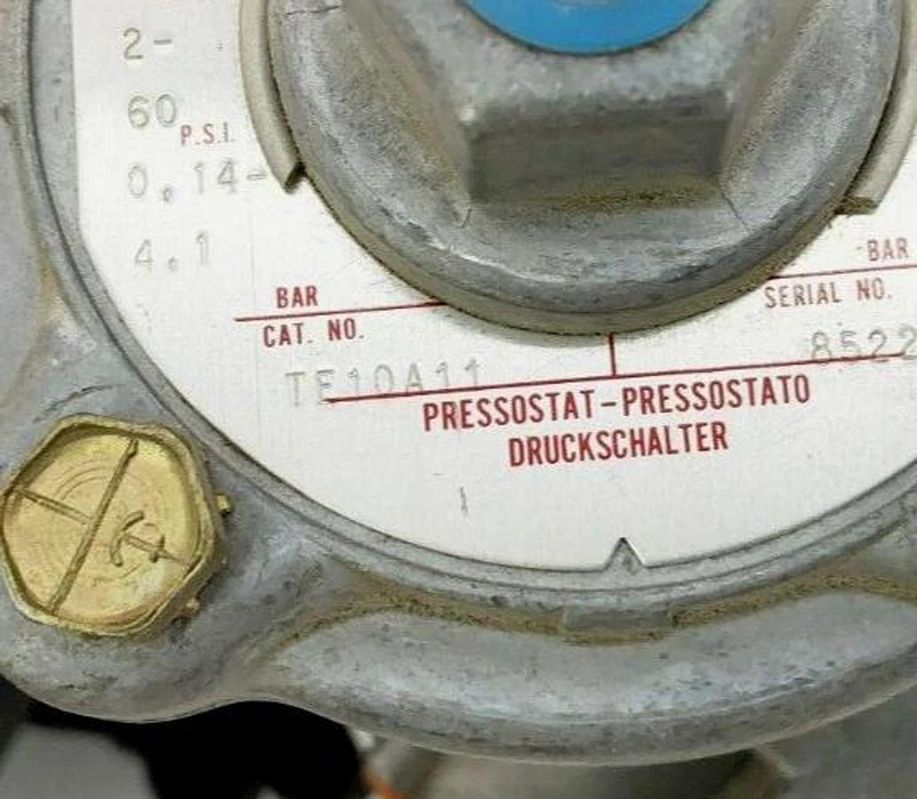 New Asco SA10A Pressure Switch 250V SA10A 10 Bar TE10A11
