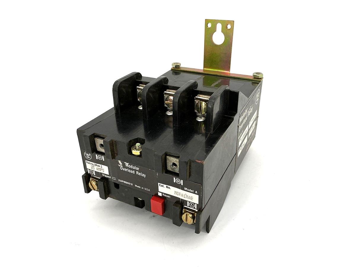 New Westinghouse MORA1MAE Modular Overload Relay 25A 600VAC 1373D02G34 - No Box