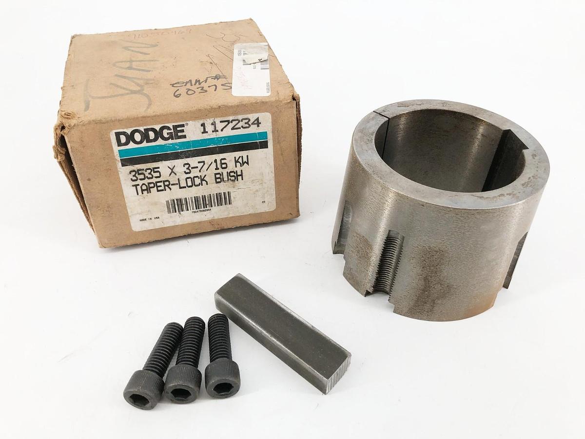 New Dodge 3535 X 3-7/16 KW Taperlock Bushing 117234