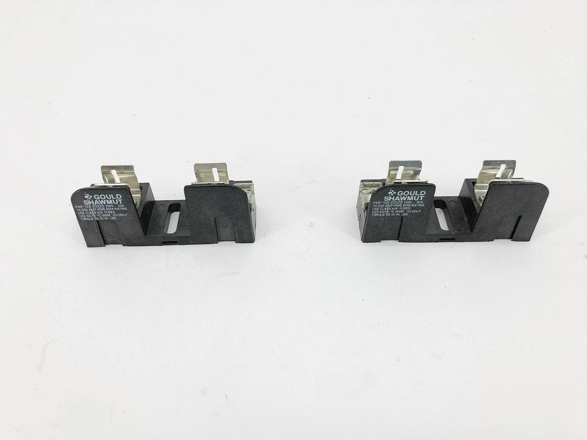 Lot of 2 New Ferraz Shawmut 20320 Fuse Blocks 30A 250V