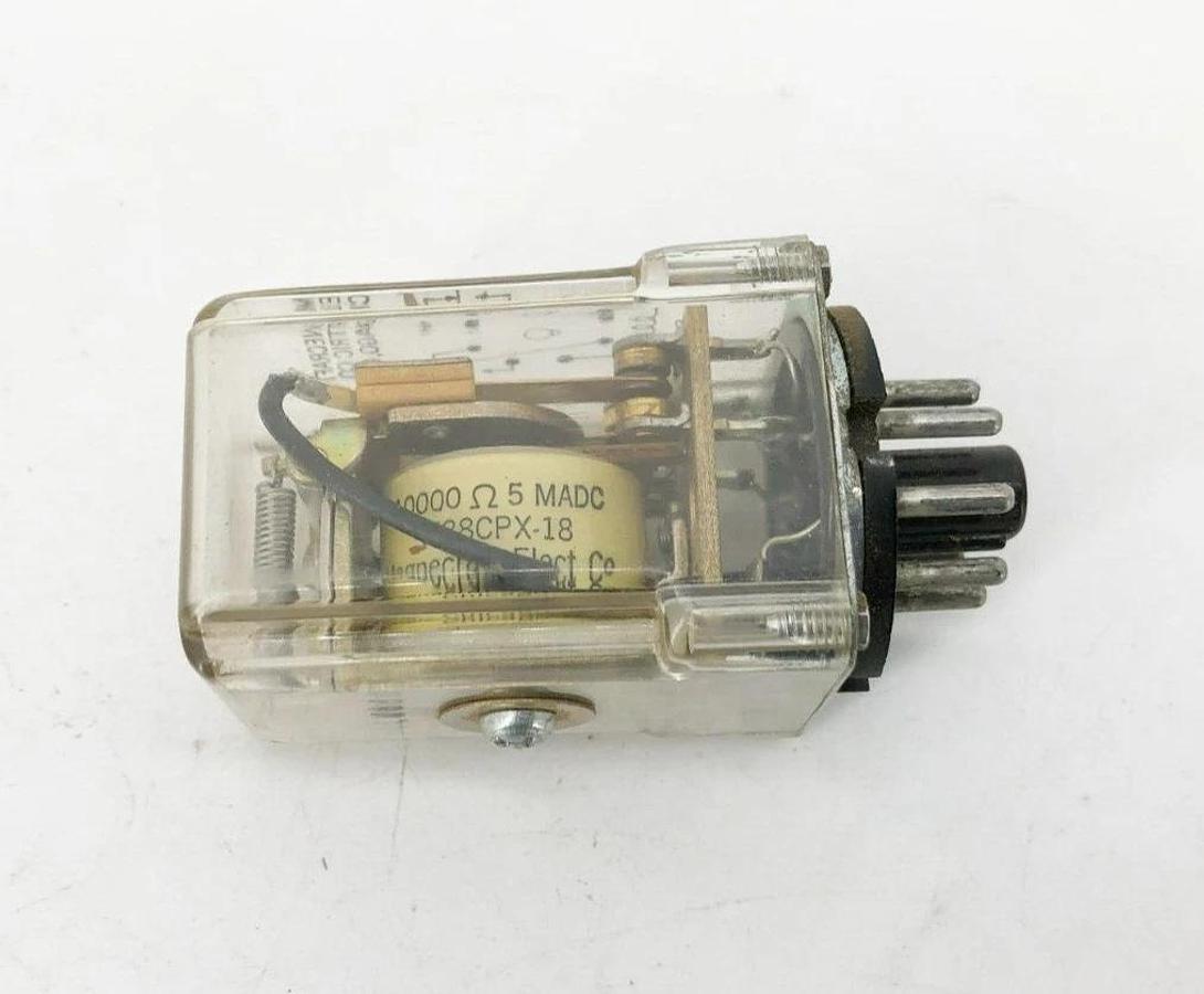 Used Lot of 2 Magnecraft W88CPX-18 Relays DPDT 50VDC 10k ohm