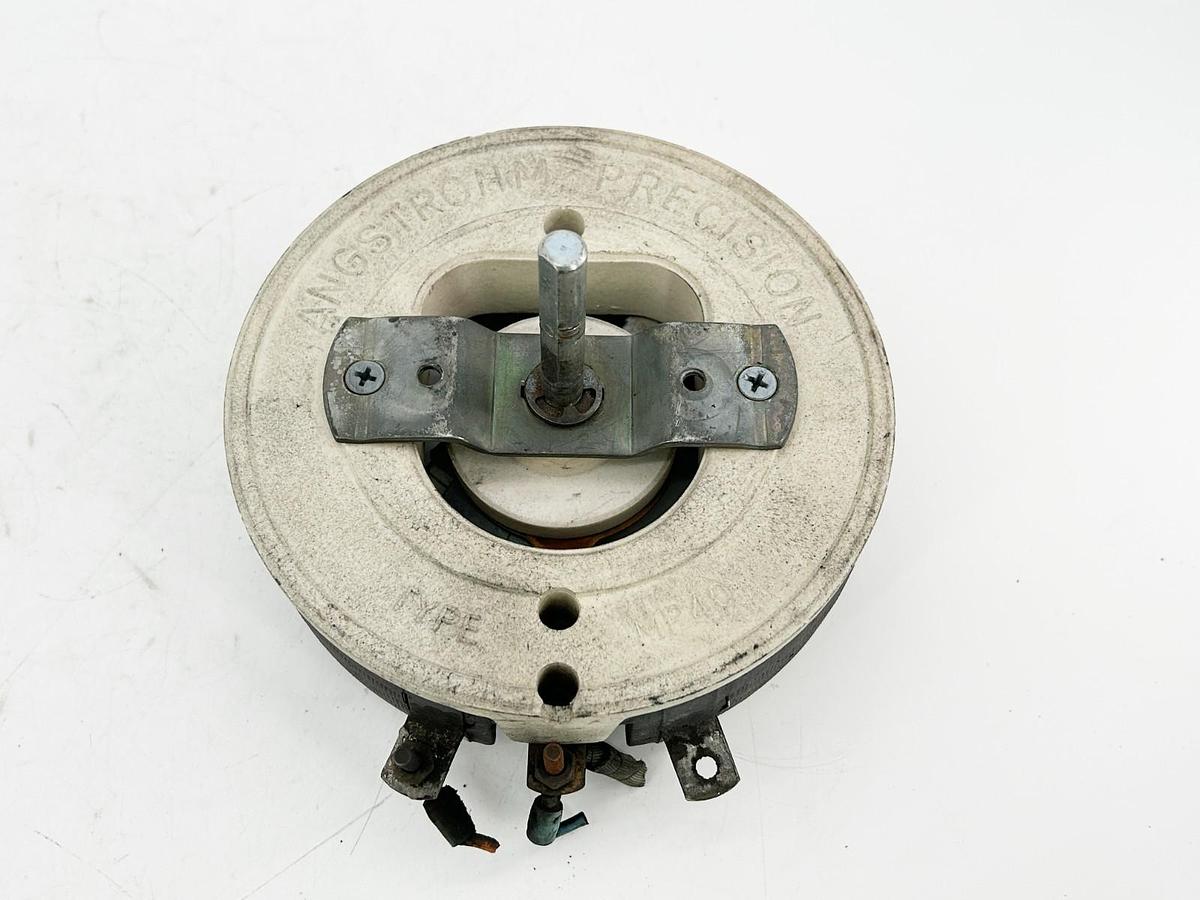 Used Angstrohm Precision MP40 Rheostat Resistor 100OHMS