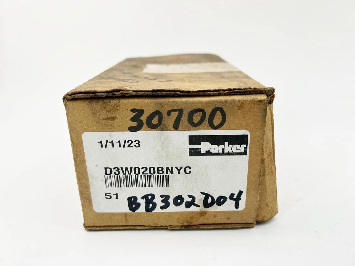 New Parker D3W020BNYC-51 Directional Control Valve 4500PSI 120V 32GPM