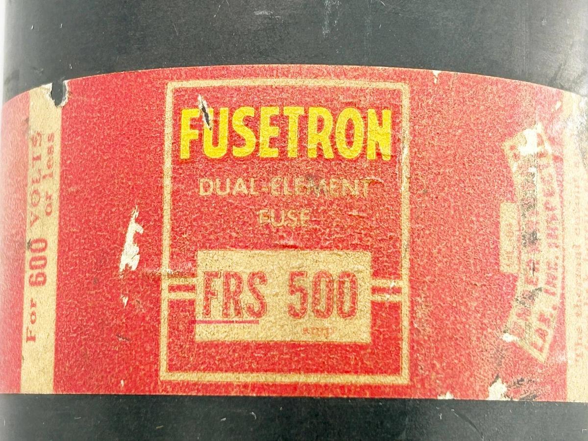 New Bussmann FRS-500 Dual Element Fuse 500A 600V Class K9 - No Box