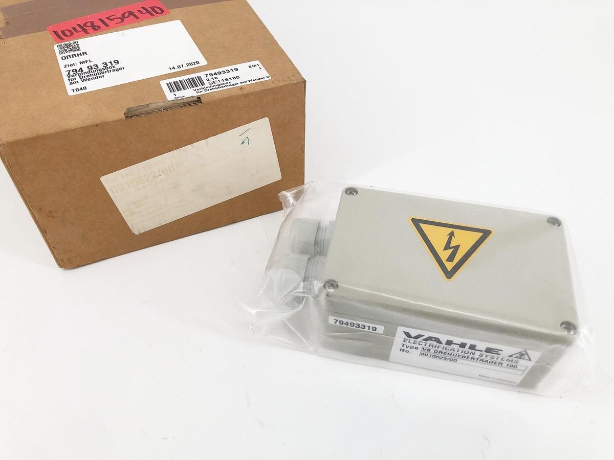 New Vahle 79493319 Junction Box VB DREHUEBERTRAGER 100 0915522/00