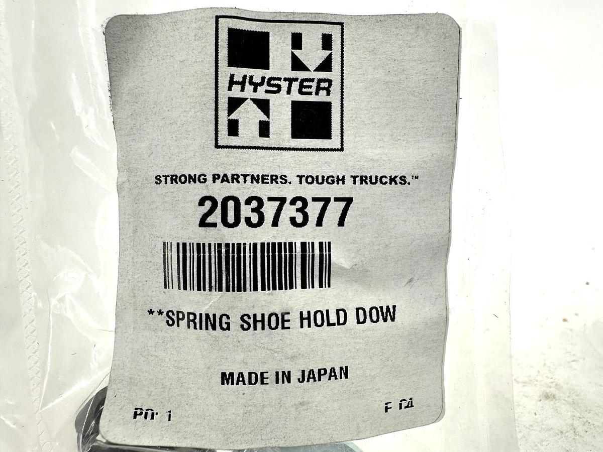 Lot of 2 New Hyster 2037377 SPRING SHOE HOLD DOWN KIT