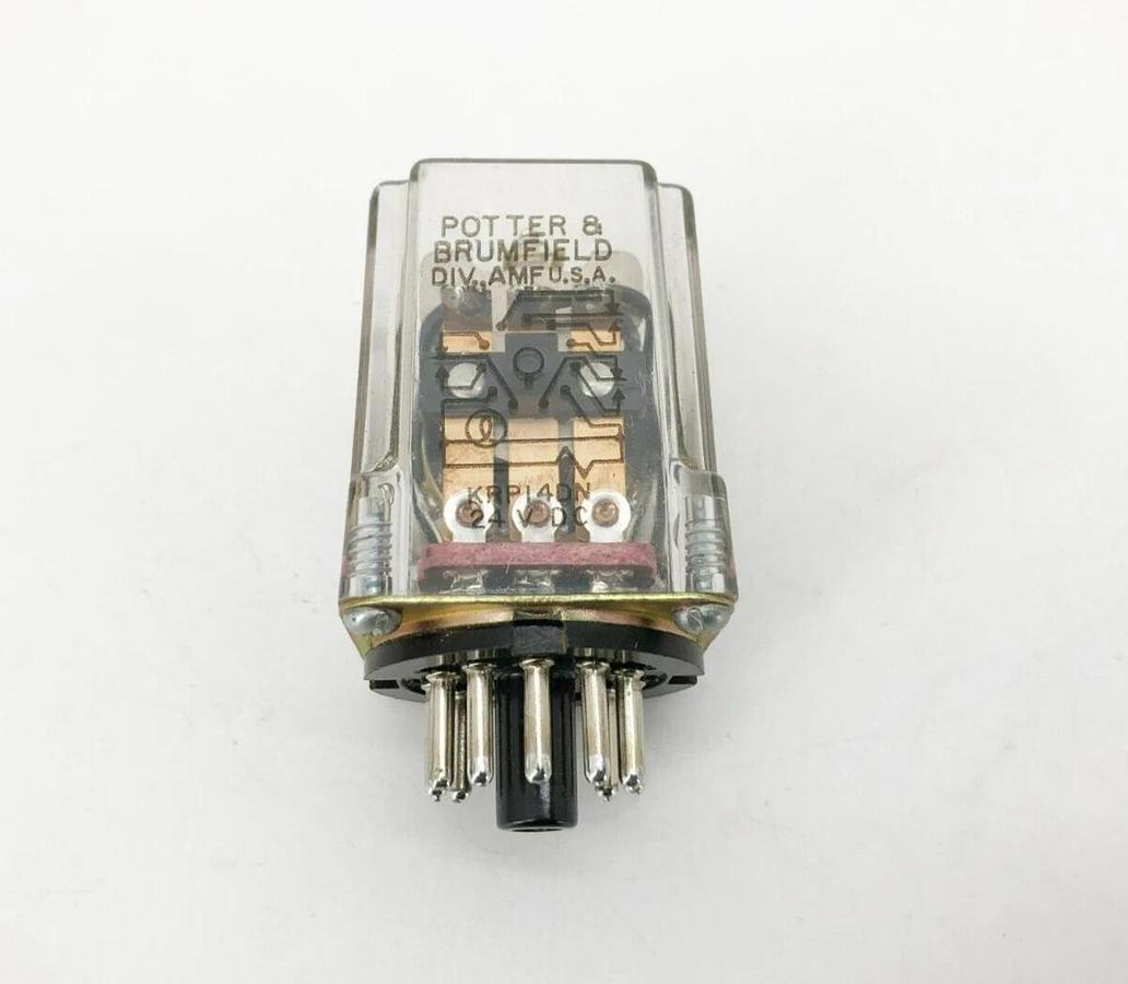 New Potter & Brumfield KRP14DN Power Relay 3PDT 24VDC 10A