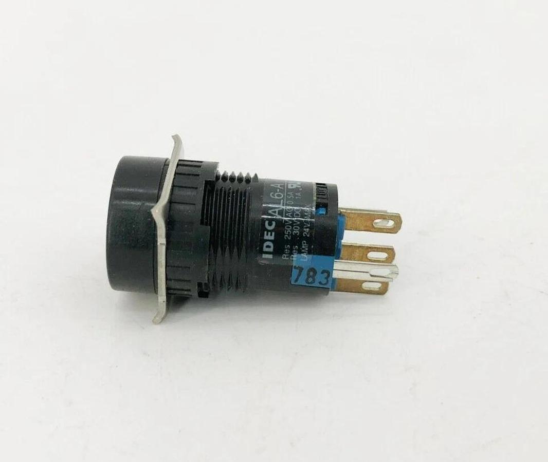 Lot of 5 New IDEC AL6A-A100 Pushbuttons SPDT Maintained A6 16mm Unibody