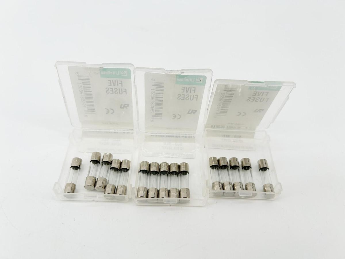 New Lot of 15 Littelfuse 2183.15P Glass Fuse 15/100A 250V 5X20MM