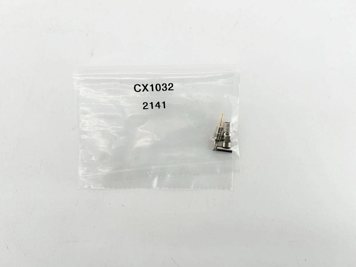 New Lot of 12 Centric RF CX1032 10-32 Male Straight Crimp Connector For RG316