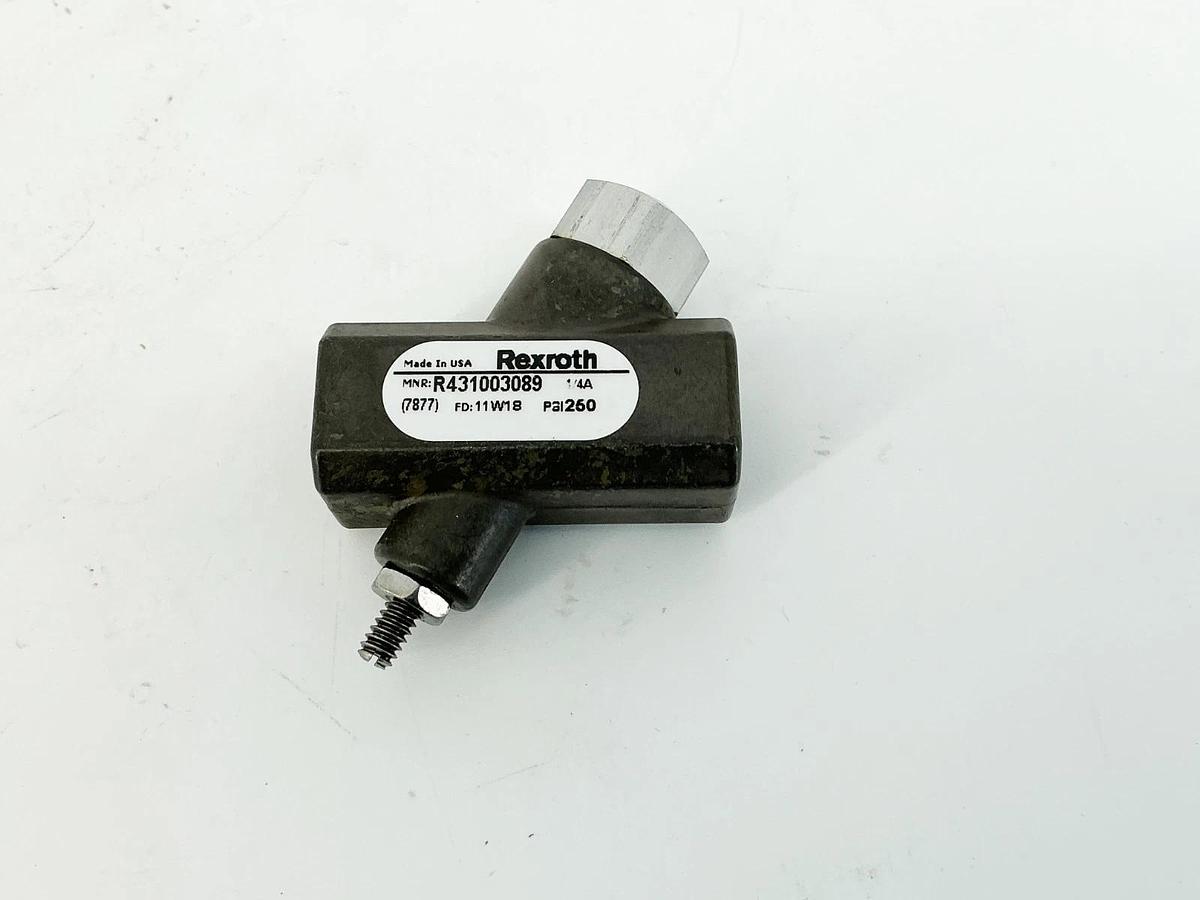 New Rexroth R431003089 Floreg Valve 1/4 250PSI - No Box