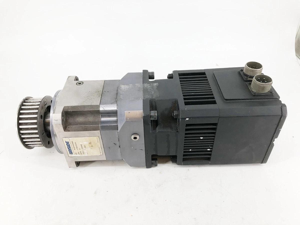 Used Pacific Scientific R63HENA-R2-NS-NV-00 Servomotor w/ Bayside PS142-010-010SH