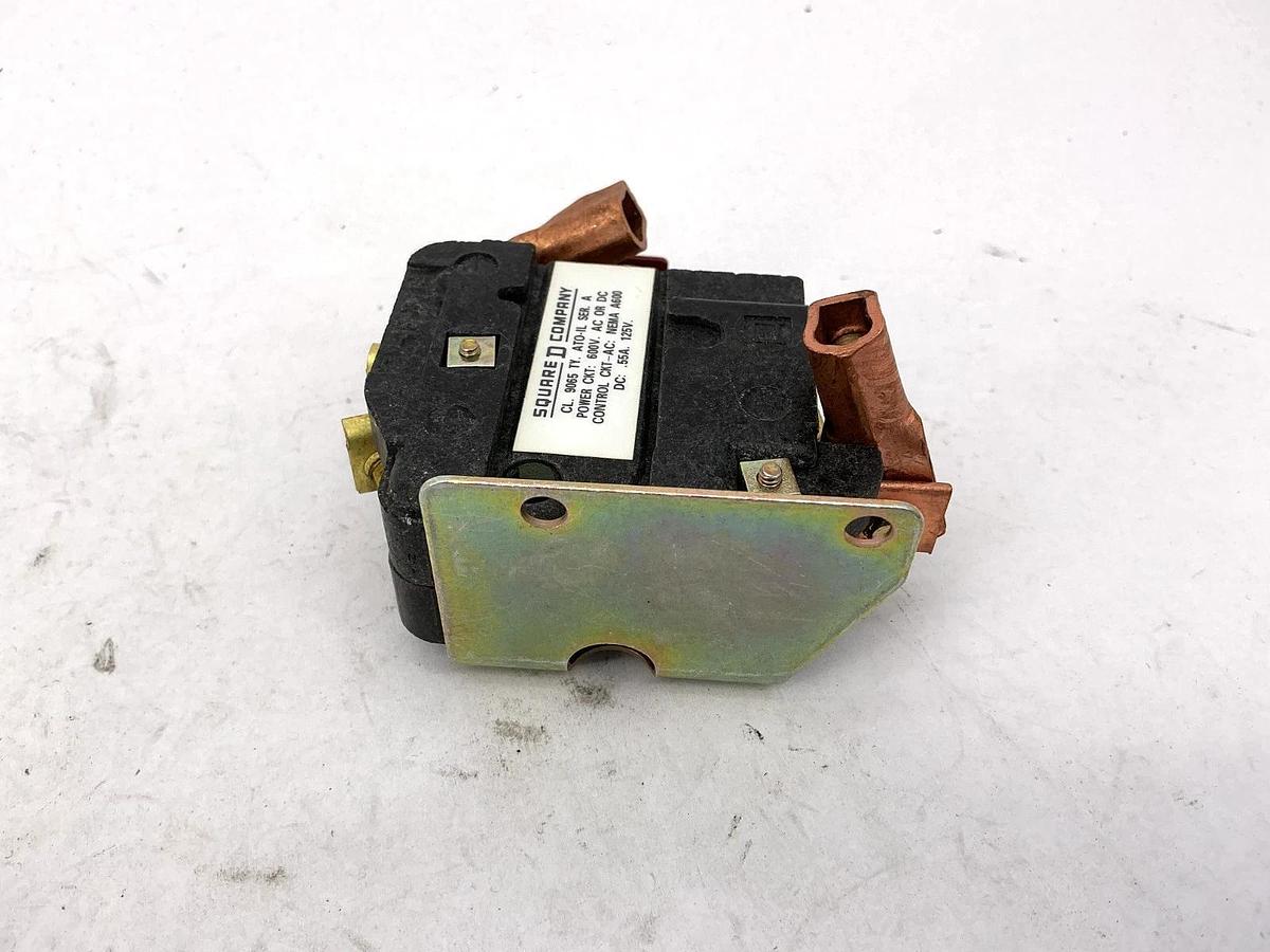 New Square D 9065ATO-1L Ser A Thermal Overload Relay Bimetallic 45A 600V 78043