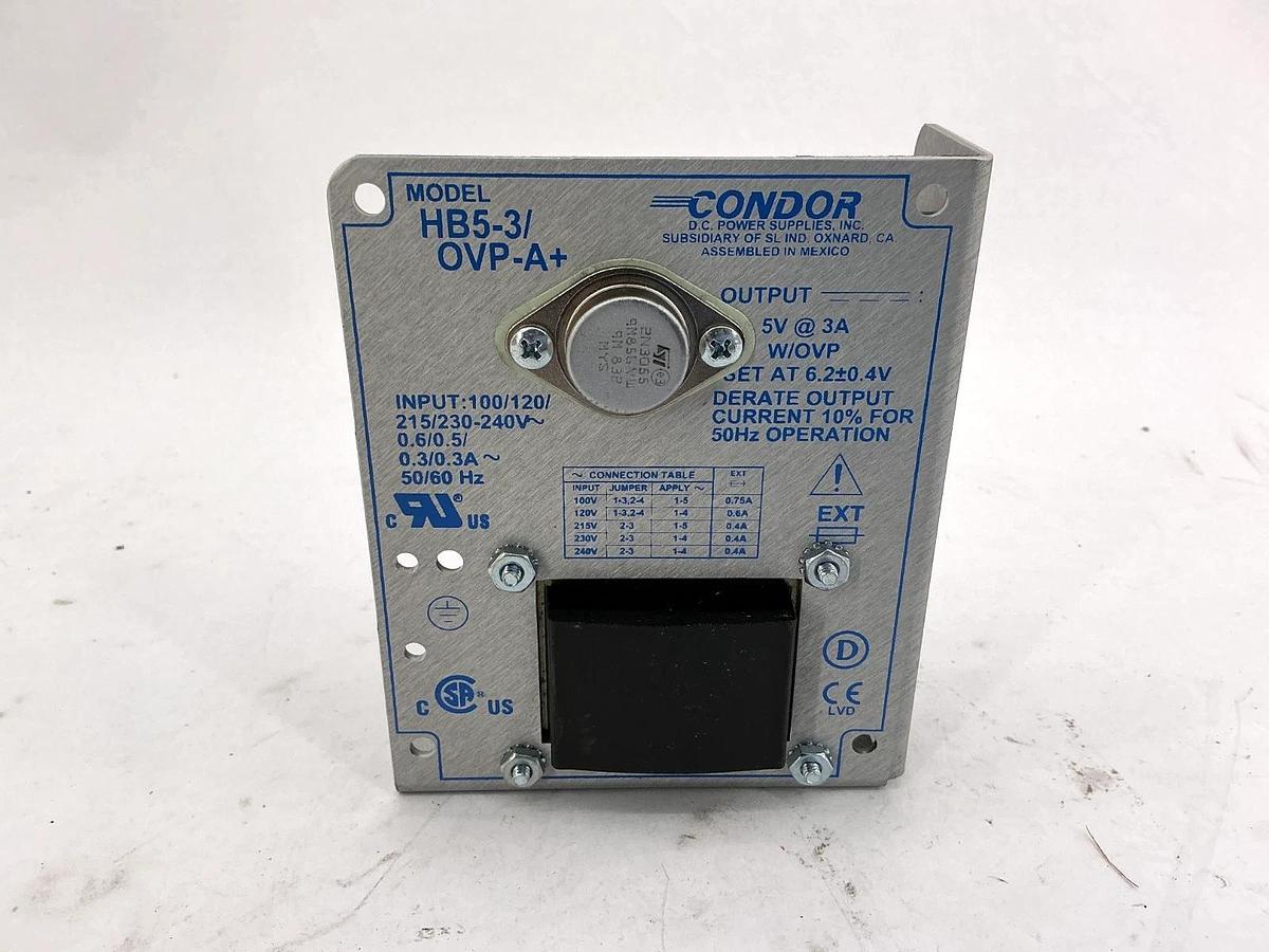 New SL Power HB5-3-OV-A+ Power Supply 3A 5VDC Condor