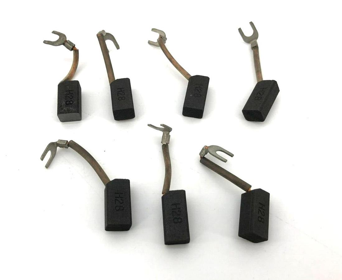 Lot of 7 New Unbranded H28 Carbon Brushes