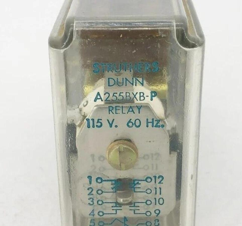 Used Struthers-Dunn A255BXB-P Relay 115V 60CY