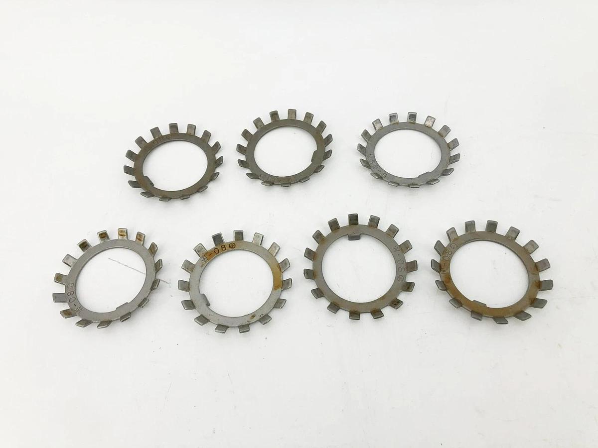 Lot of 7 New Whittet-Higgins W-08 Retainer Lock Washers 1.583" ID 2.4690" OD