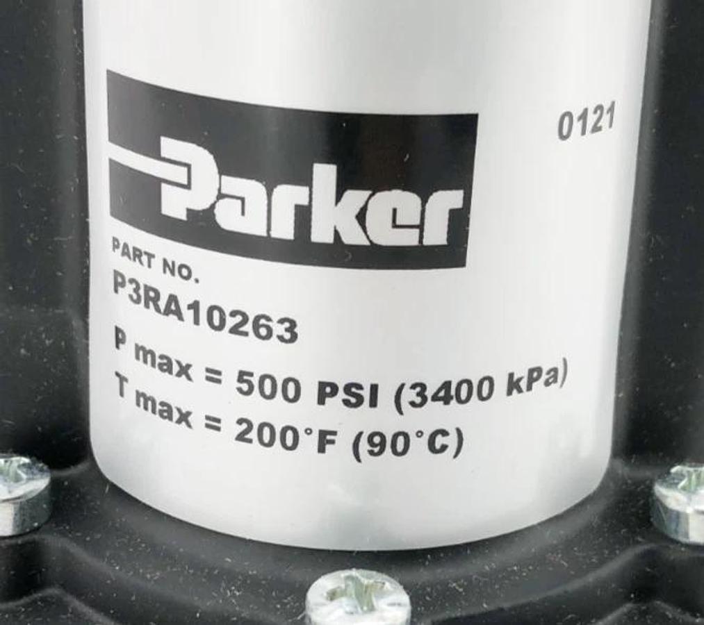 New Parker P3RA10263 Precision Regulator 2-150psi 3/8" NPT 500psi Max