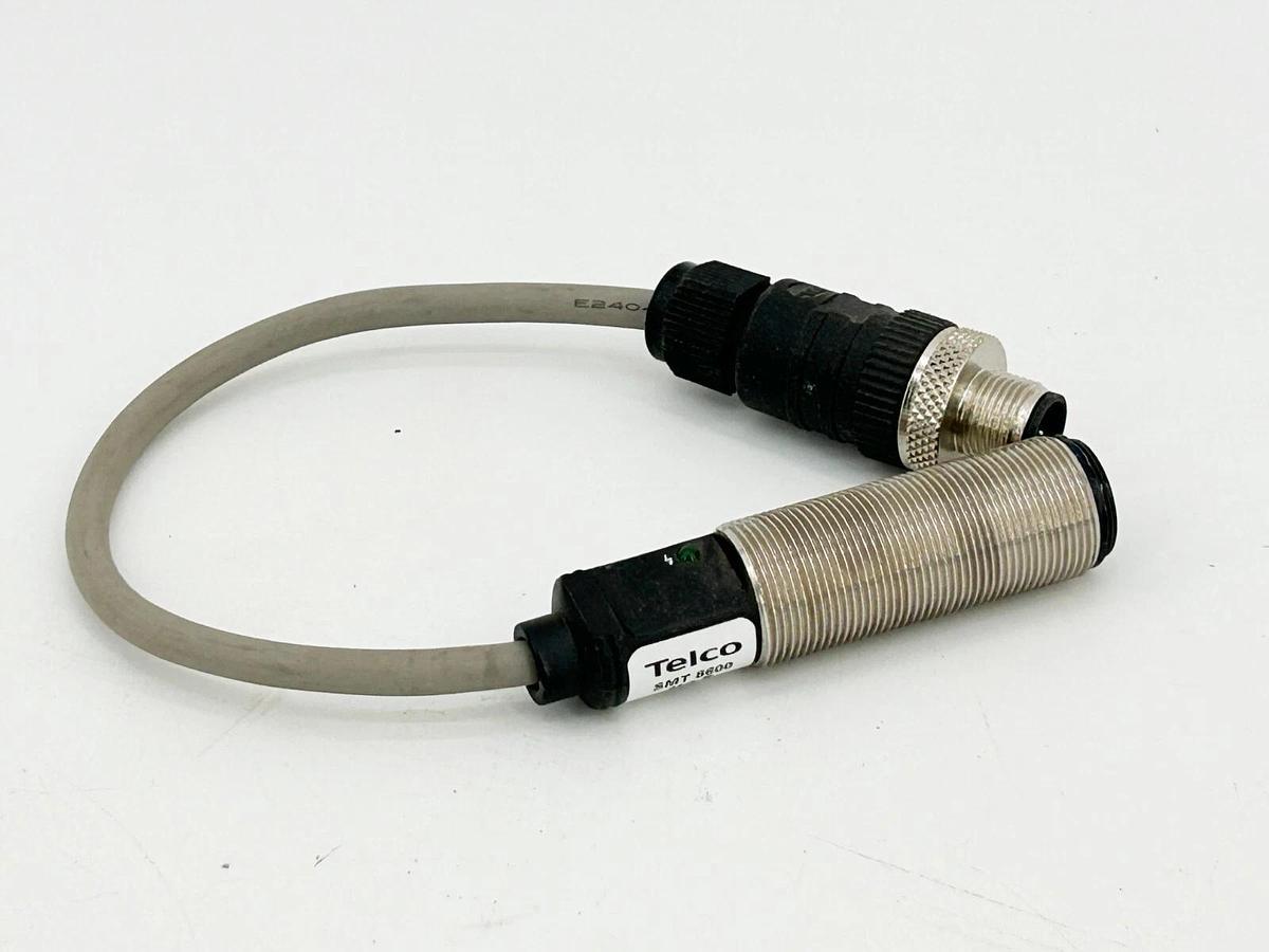 Used Telco SMT 8600 MG Proximity Sensor 20-250V 6.6" Cable