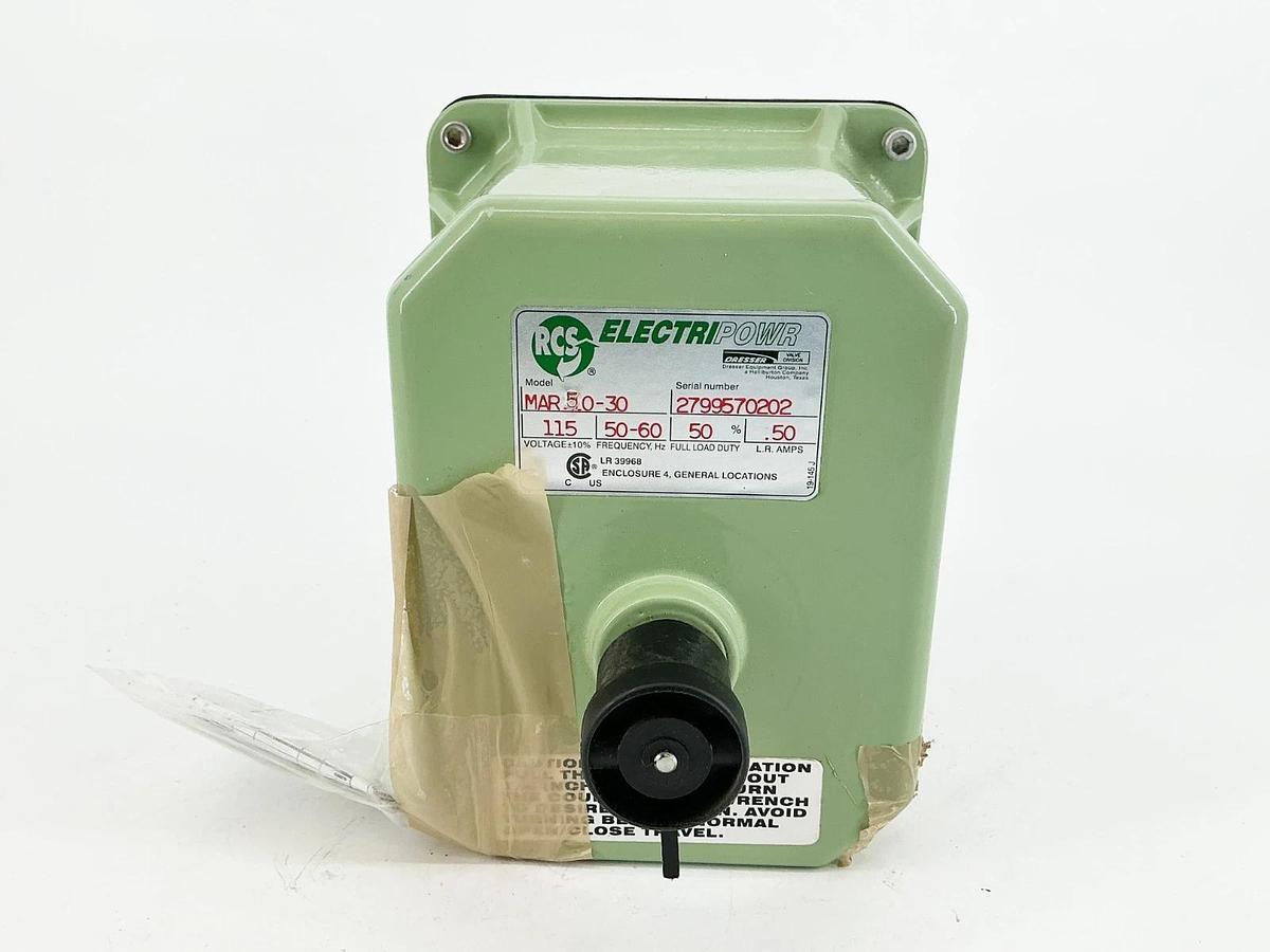 New Dresser RCS Electripower MAR50-30 Actuator 115V .5A - No Box