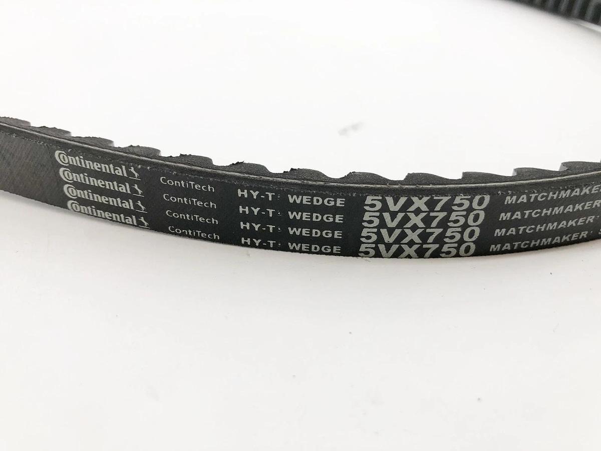 Lot of 2 New Continental 5VX750 HY-T Wedge Cogged V-Belts - No Box