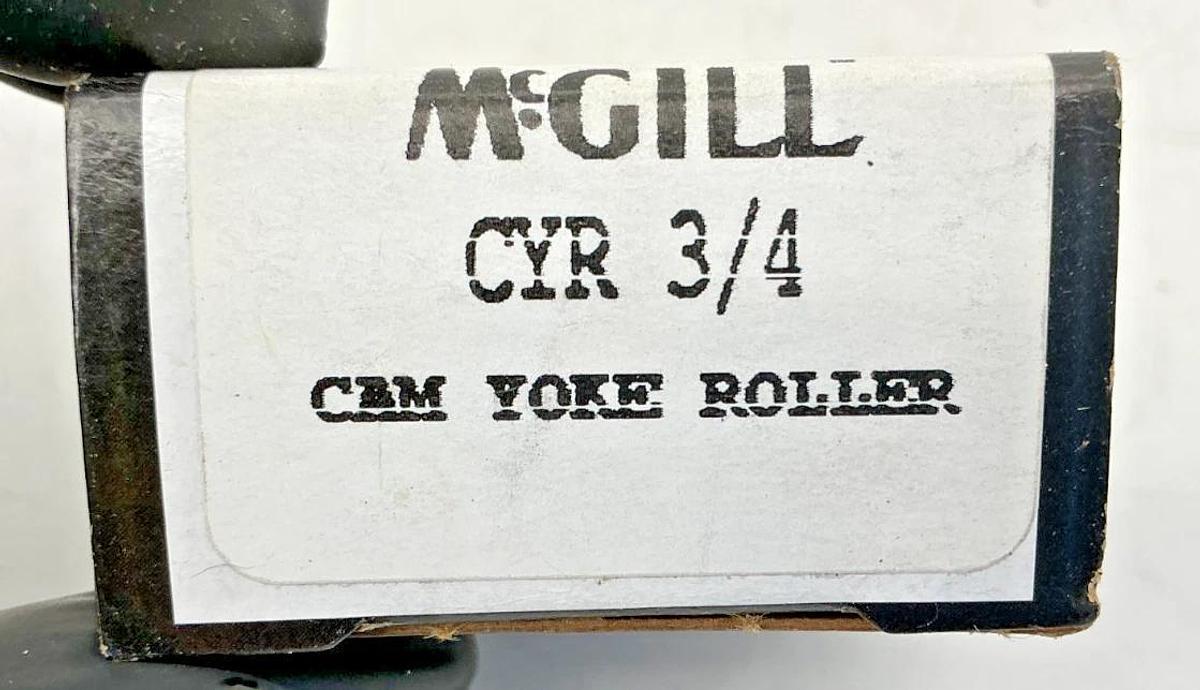 Lot of 3 New McGill CYR-3/4 Cam Yoke Roller Bearing D:0.75" B:0.25" W:0.5"