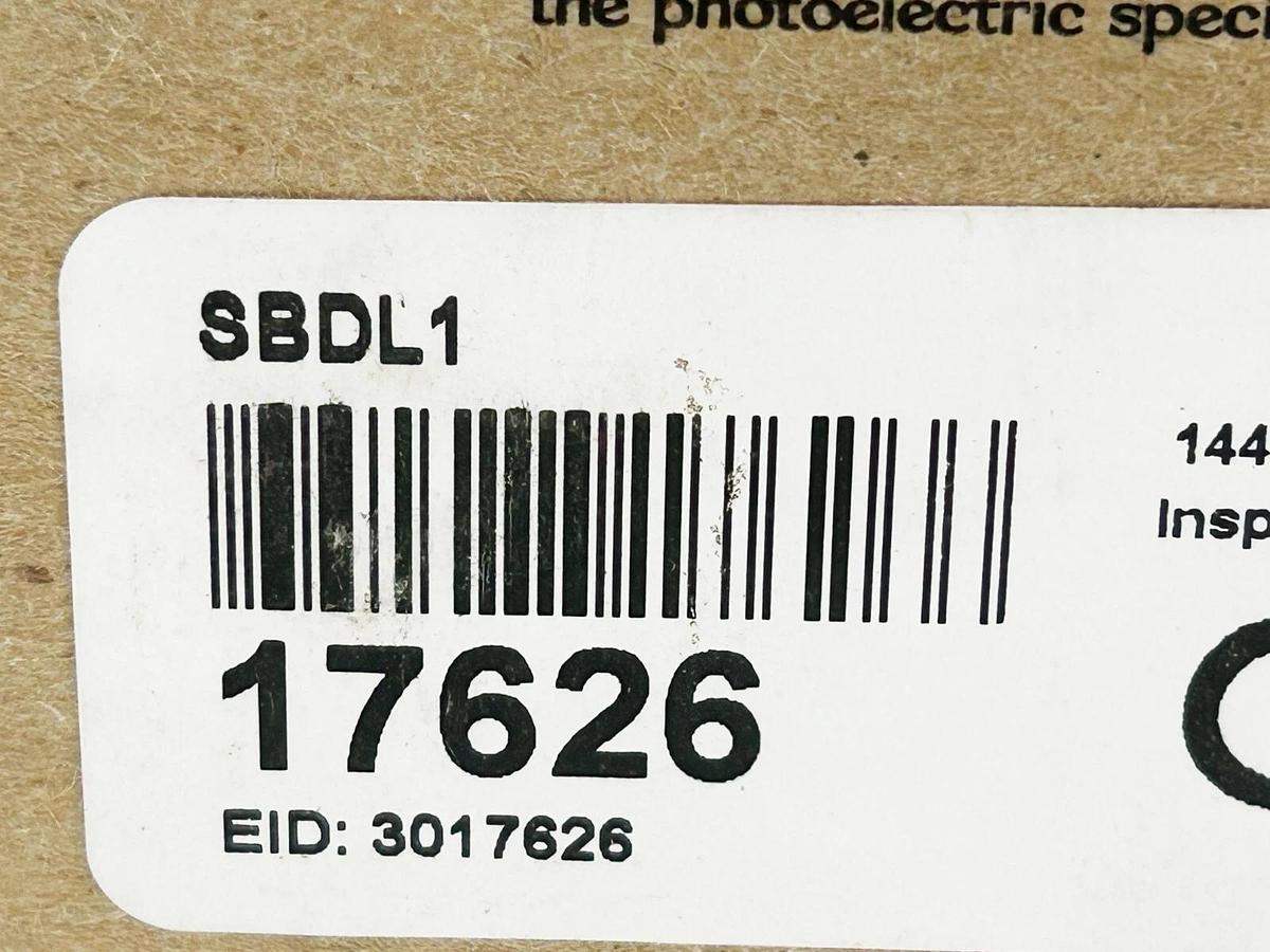 New Banner Engineering SBDL1 Photoelectric Sensor 3/4 Wire 17626