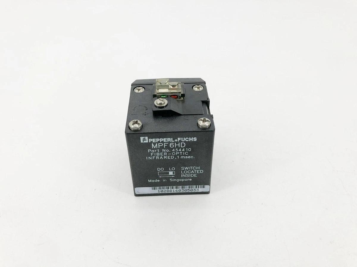 New Pepperl + Fuchs MPF6HD Fiber Optic Sensor Head 1ms 454410 - No Box