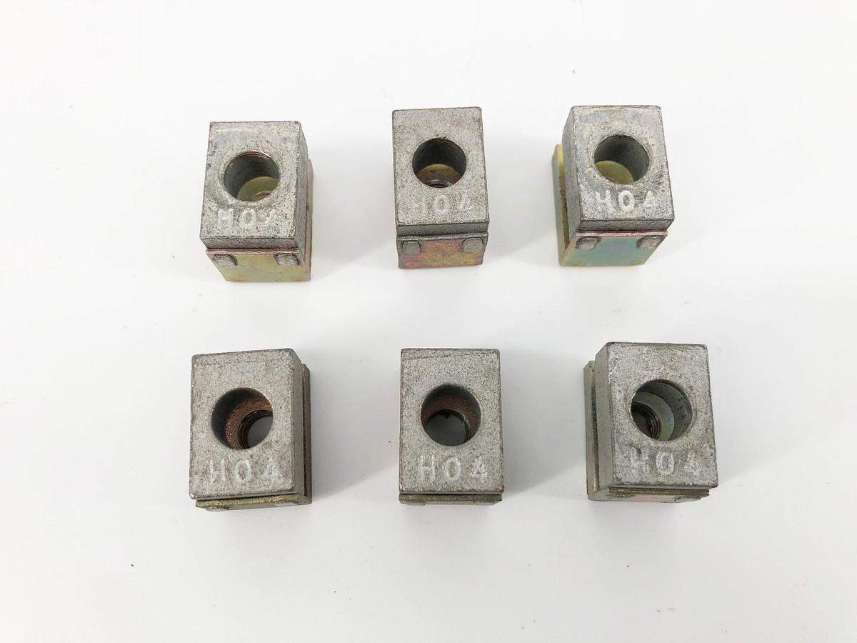 Used Lot of 6 H04 Circuit Breaker Lugs