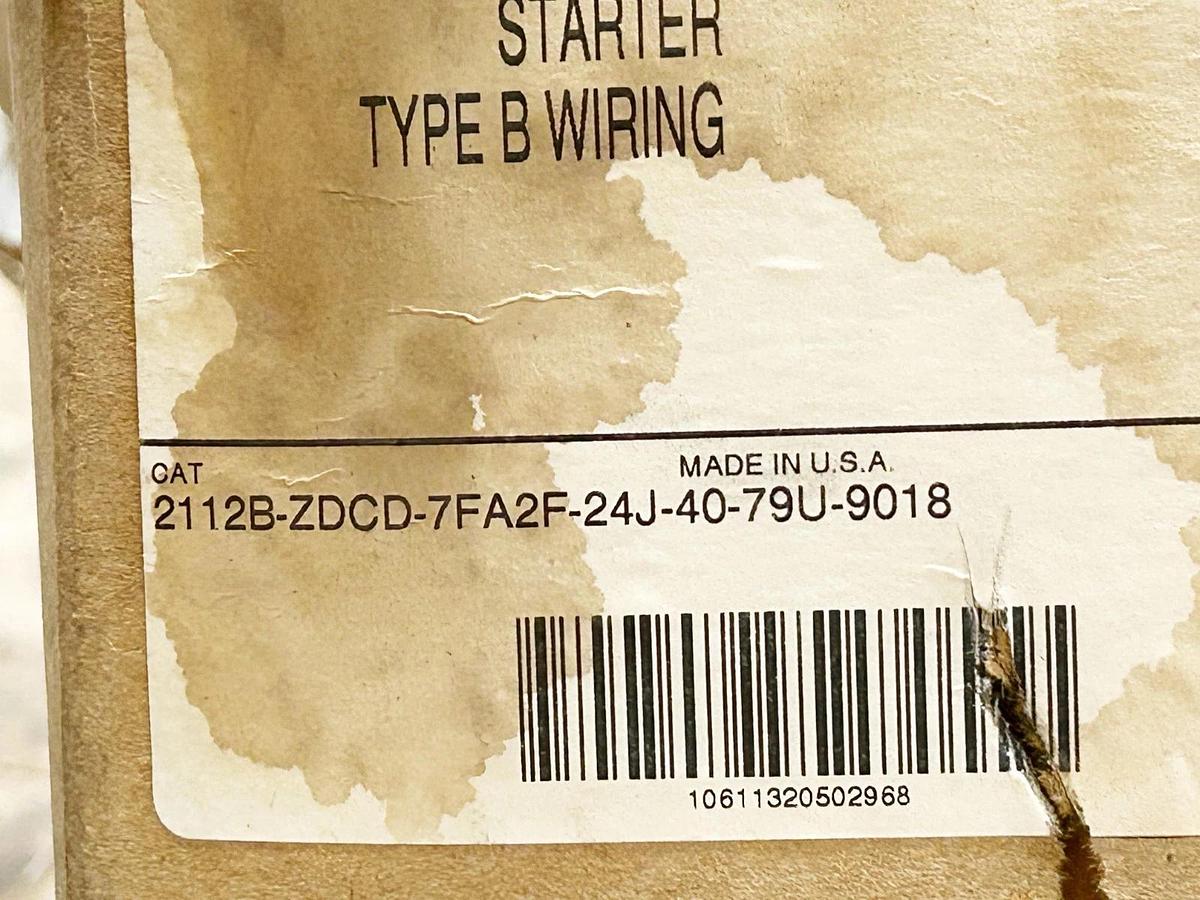 New Allen Bradley 2112B-ZDCD-7FA2F-24J-40-79U-9018 Fusible Combination Starter