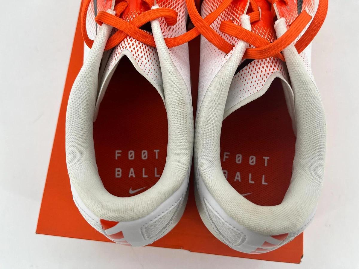 Nike Vapor Untouchable Speed 3 TD P White/Orange Size 16 OSU Beavers Cleats