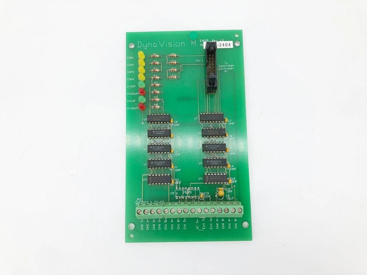 New DynaVision ENC05 Rev. 1.10 Control Board For M6-17-12 Sensor