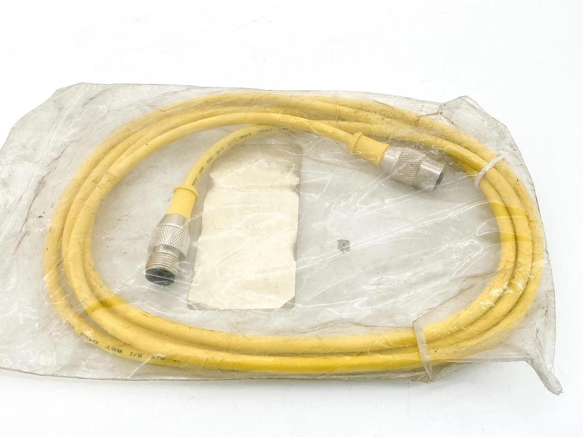 New HTM R-MS4TZV072+R-FS4TZV072 M12 4Wire Connecting Cable W/O LED