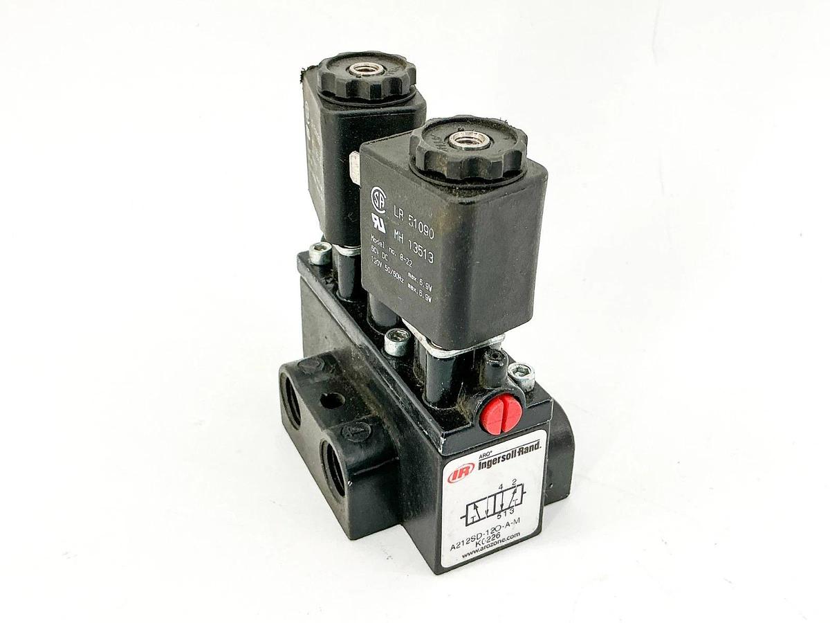 Used Ingersoll Rand A212SD-120-A-M Solenoid Valve 120V 6.9W K0226
